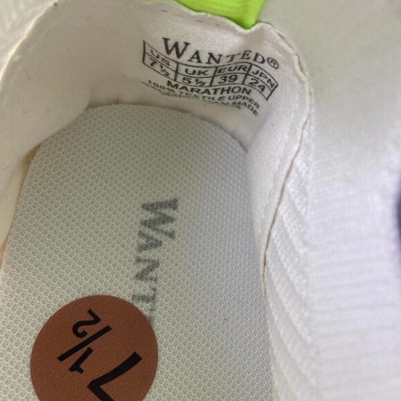 🧿 LIME GREEN WHITE SNEAKERS - Picture 10 of 10